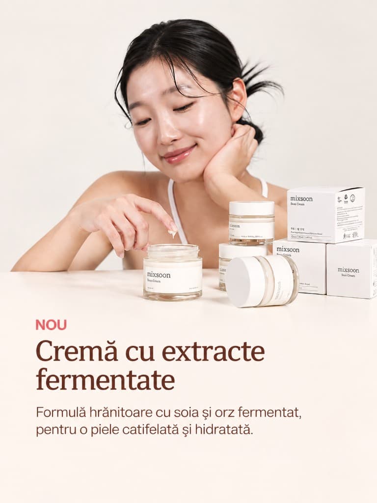 Cremă cu extracte fermentate